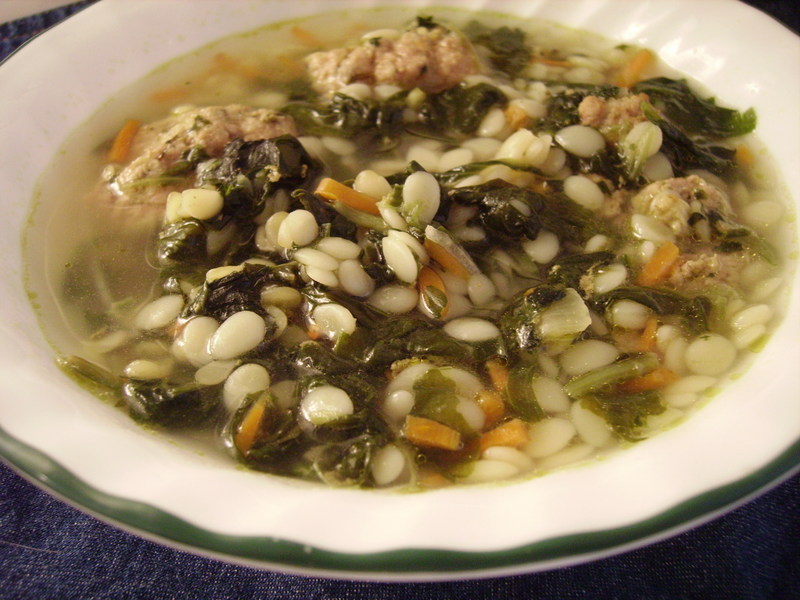 Recipe Italian Wedding Soup Posted September 6 2011 by jughandle