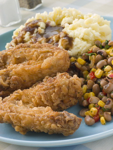 Fried Chicken and Corn bread - Jughandle’s Fat Farm