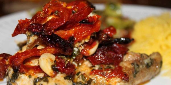 baked chicken with sundried tomatoes