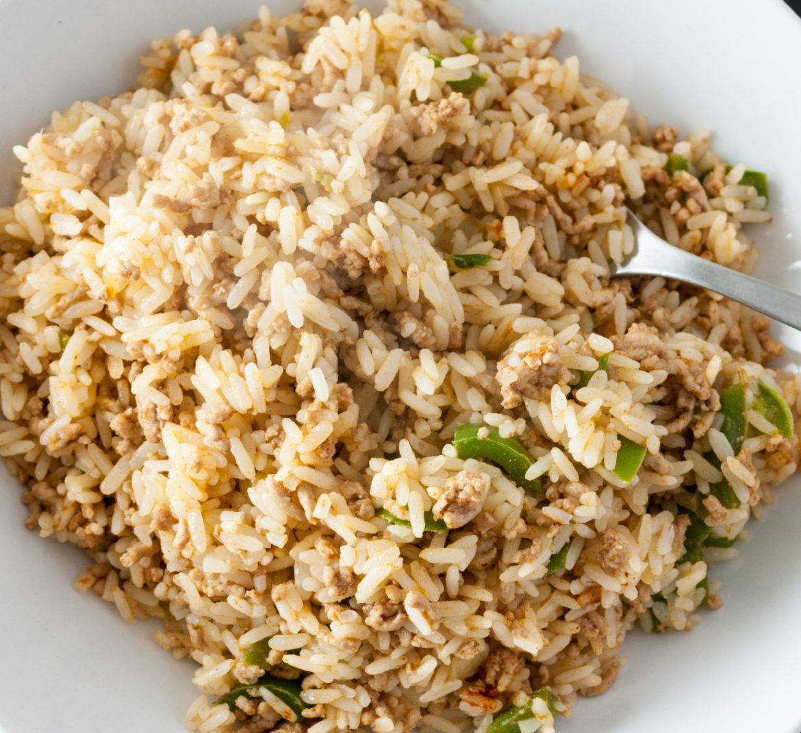 Dirty Rice Cajun Style Jughandle’s Fat Farm