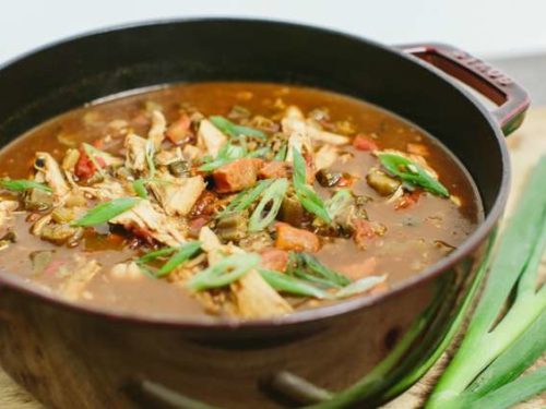 Chicken, Andouille, and Red Bean Gumbo — Our American Cuisine