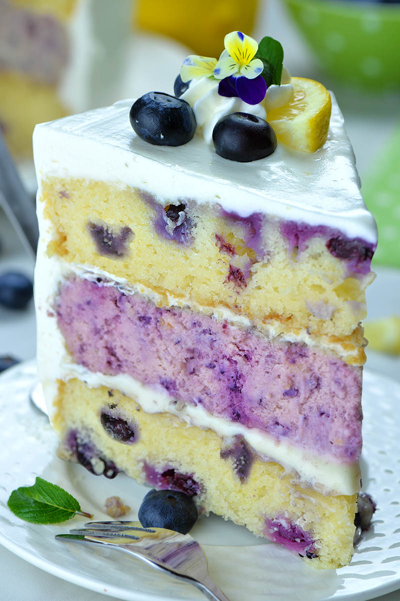Lemon Blueberry Cheesecake Cake – Jughandle’s Fat Farm